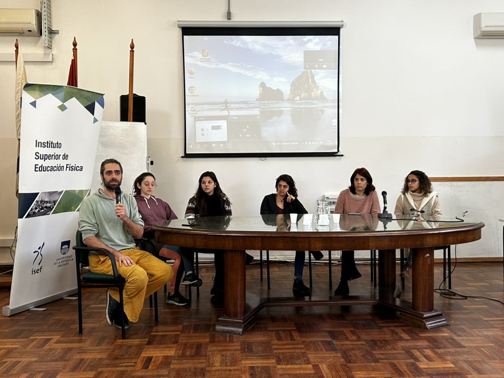 EdeG_Udelar's tweet photo. <<Ahora>>

Comenzó la presentación del Protocolo de actuación ante situaciones de violencia, acoso y discriminación en el @ISEF_UdelaR 

Seguí la transmisión en vivo 📲 https://t.co/YFodpy4FSH https://t.co/EvhP6we6pO