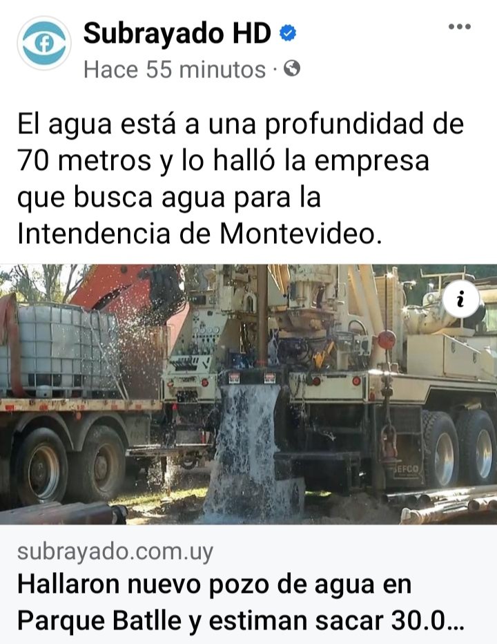 LemaCelina's tweet photo. Estiman sacar 30 mil litros POR HORA!!! Gracias Carolina Cosse
Mientras otros no saben dónde están parados 💪💪💪💧💧💧💧🇺🇾
@CosseCarolina https://t.co/bNXfvedZCE