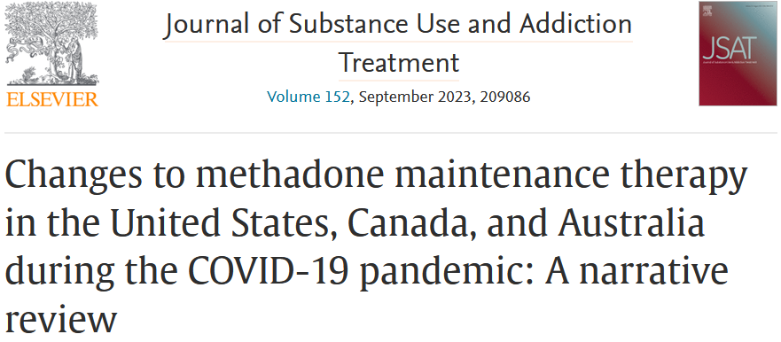 Paul Joudrey (@pauljoudreymd) on Twitter photo 👉Our new research on the changes in methadone treatment within Canada, Australia and the US during the COVID 19 pandemic #methadone <a href="/PittGIM/">Pitt General Internal Medicine</a>
<a href="/MethadoneLib/">National Coalition to Liberate Methadone</a> doi.org/10.1016/j.josa… 👉Our new research on the changes in methadone treatment within Canada, Australia and the US during the COVID 19 pandemic #methadone <a href="/PittGIM/">Pitt General Internal Medicine</a>
<a href="/MethadoneLib/">National Coalition to Liberate Methadone</a> doi.org/10.1016/j.josa…