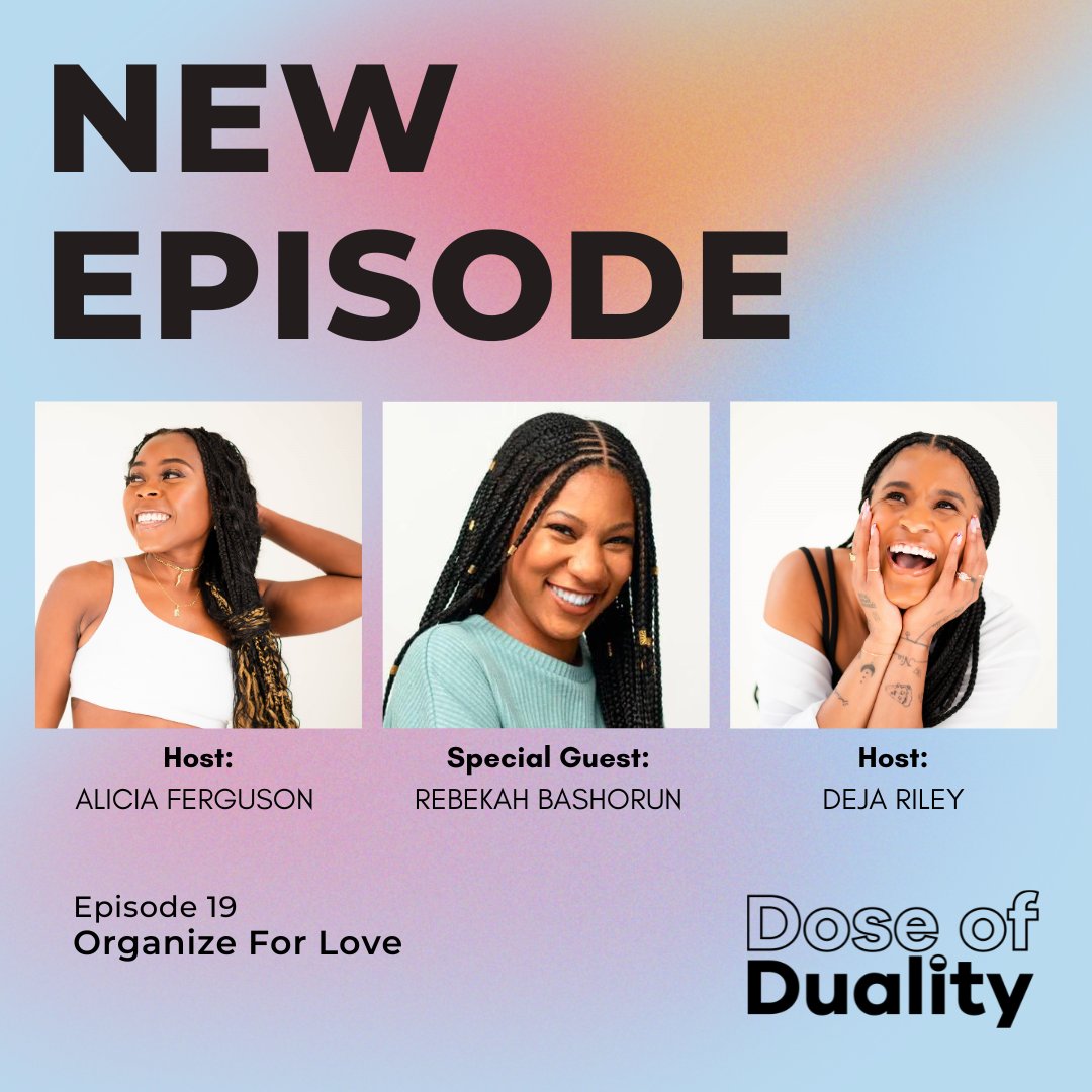 Episode 19 is here! We're sitting with Rebekah from Organize For Love as we explore how our physical environment affects our emotional landscape + our emotional dependence on possessions. Tune in for this cozy conversation!💙 #doseofduality #streaming