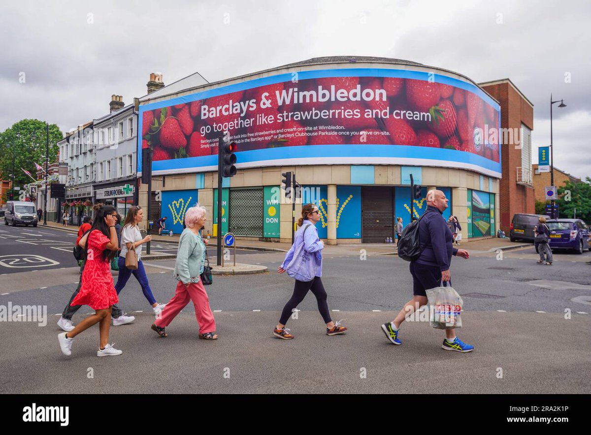 Strawberries and Cream. Barclays is the official partner at the Wimbledon Championships @Alamy_Editorial @alamy 
https://t.co/GfLYHCTBhg https://t.co/EYdrLpAIBI