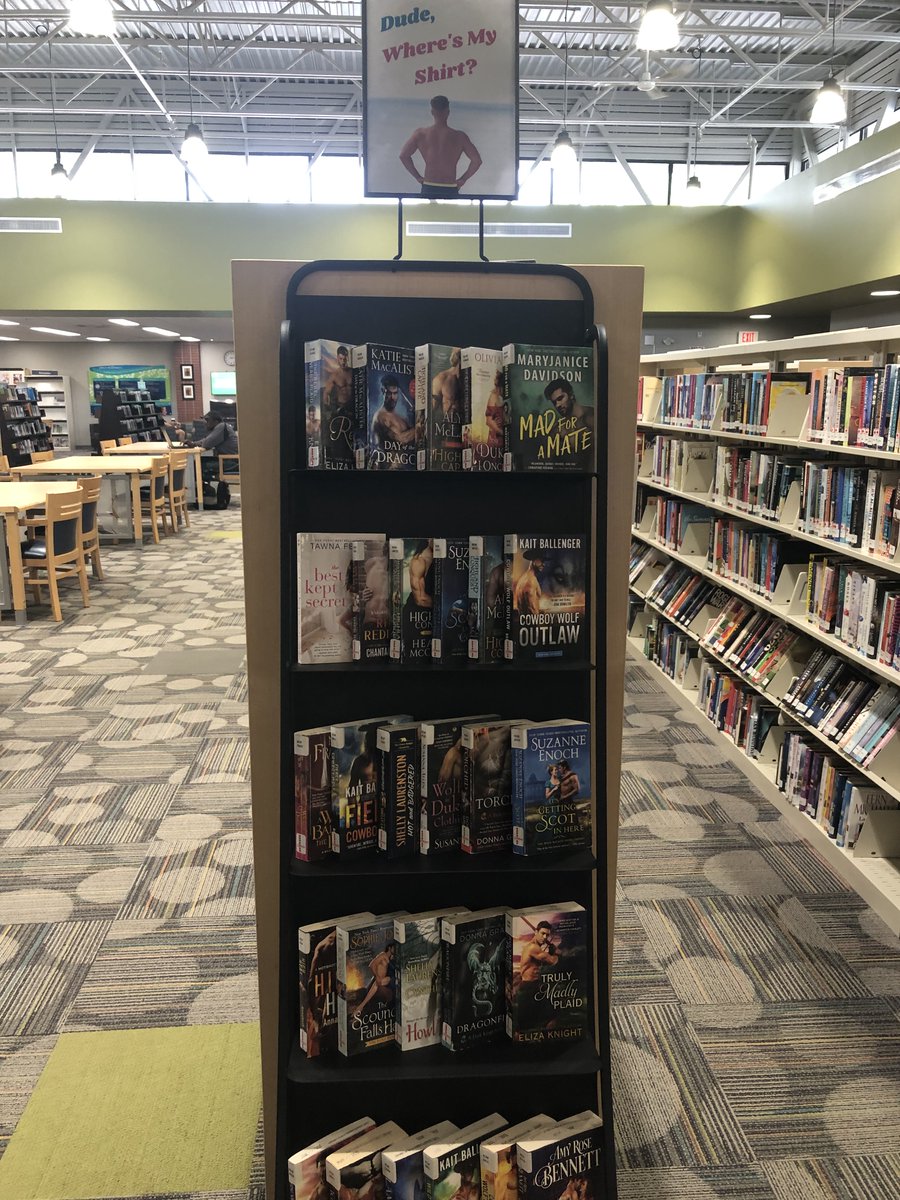 You'd be surprised how many books we have that feature men without shirts! "Check them out" today.😉