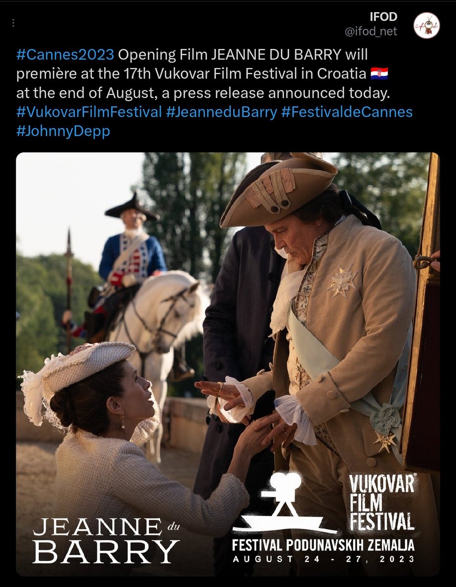 iSara2023's tweet photo. What a great news ๐๐๐๐
#johnnydepp
#JohnnyDeppWon
#JohnnyDeppKeepsWinning
#JohnnyDeppKingLouisXV
#JohnnyDeppRises
#JohnnyDeppIsASurvivor
#JohnnyDeppIsARockStar
#JohnnyDepplsALegend https://t.co/7wMKuRsxo9