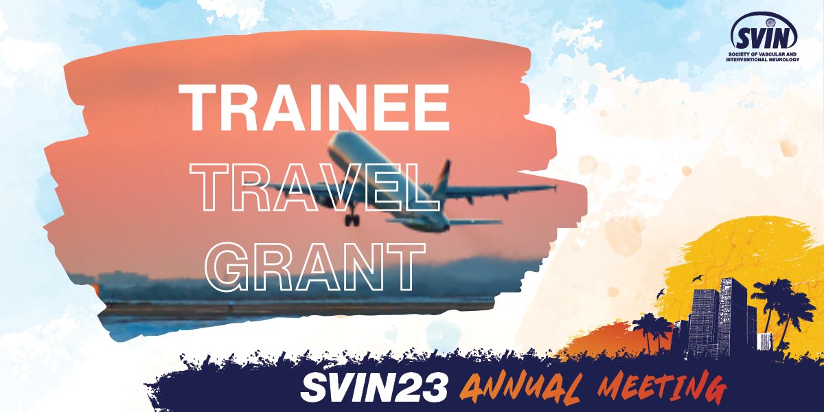 Calling all trainees! Don't let cost stand in the way of attending the premier gathering for professionals in our specialty. Apply for SVIN's Trainee Travel Grant Award for #SVIN23 and receive a $1,000 travel stipend. Applications are due August 1: svin.org/i4a/pages/inde…