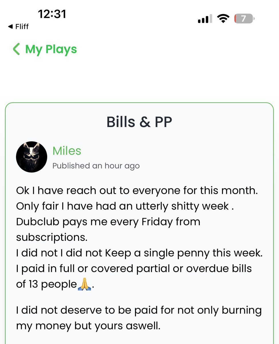 Talk about one of the most upright respectable cappers in this league. This man looks out for everyone else except himself when it comes down to the final hour. Big props to this man. Even though the past week has been rough, ALWAYS comes through. Thanks again. <a href="/million_miles77/">Mile$</a>
