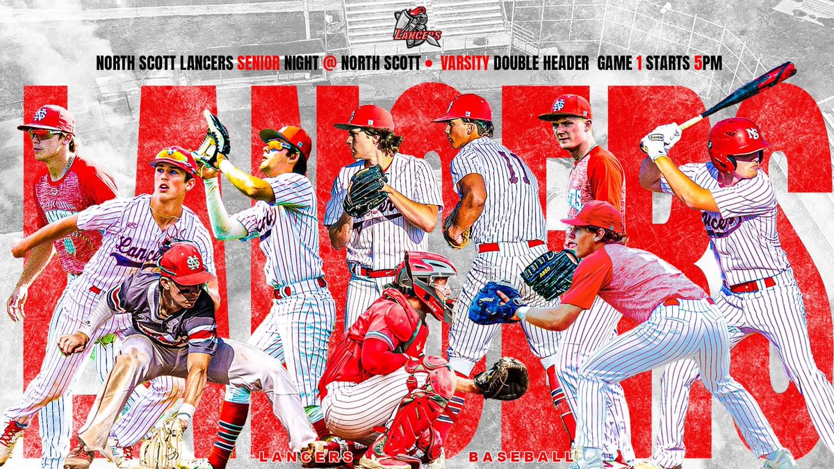 Senior Night 5 and 7 for our 10 Lancer Seniors!  Thank you fellas for your time and commitment to the program! #family