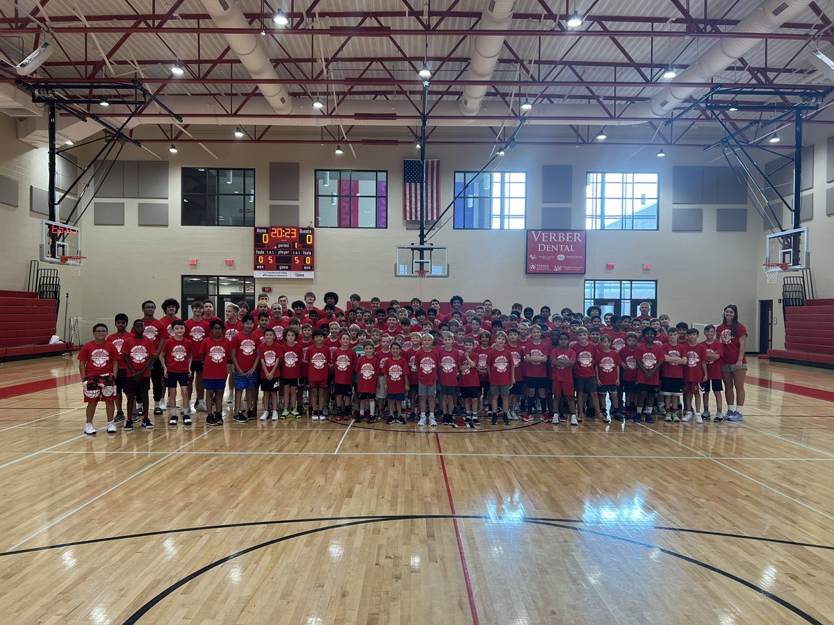 "Wrapping up an week 1 of camp, we extend our gratitude to the 115 kids who joined us with their positive attitudes and outstanding work ethic! With such talented individuals, we are confident that the basketball future of Cumberland Valley is in excellent hands! #Eagles🦅