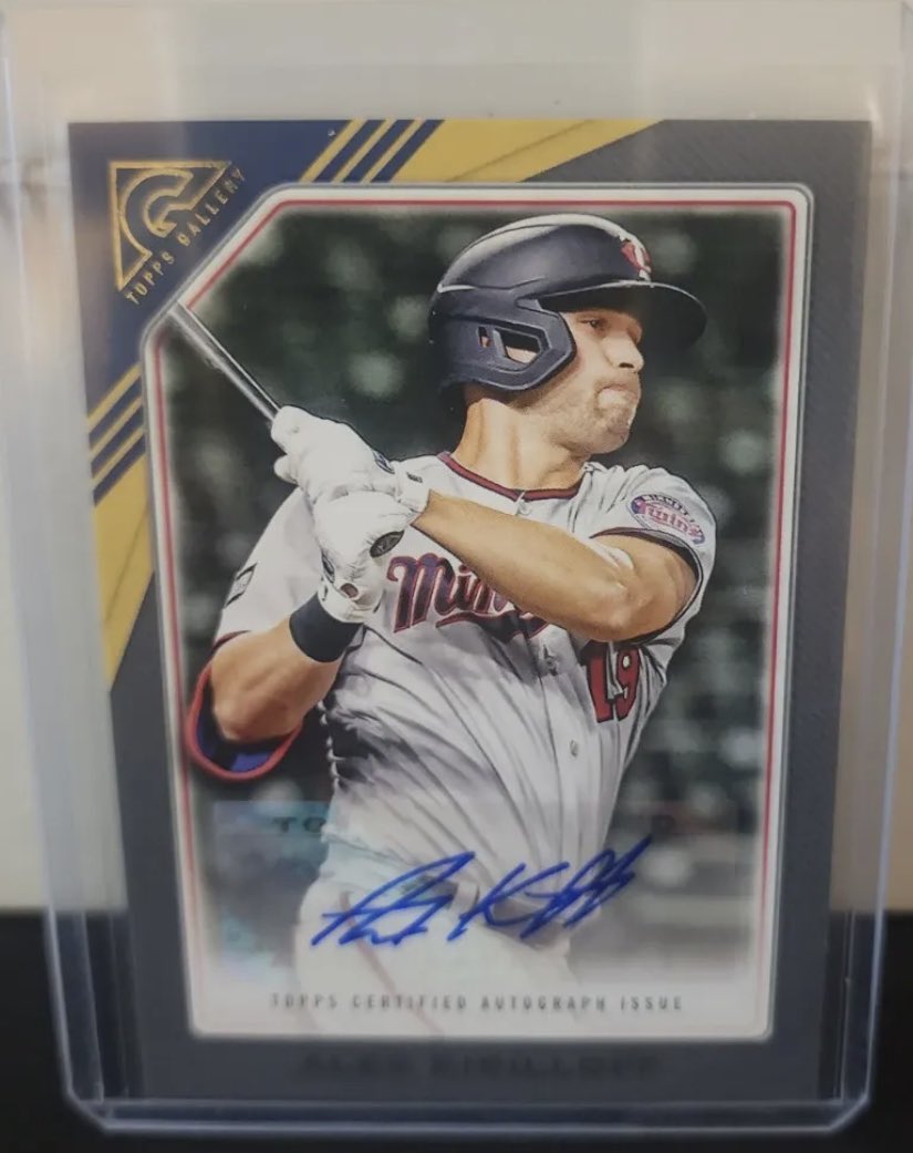 tlschwerz's tweet photo. Let’s get some good #MNTwins vibes rolling into Baltimore.

RT for a chance to win this Alex Kirilloff @Topps Gallery auto.

Must be following to be eligible.

https://t.co/wkQsp2gdcc https://t.co/qFcc0dzmGU