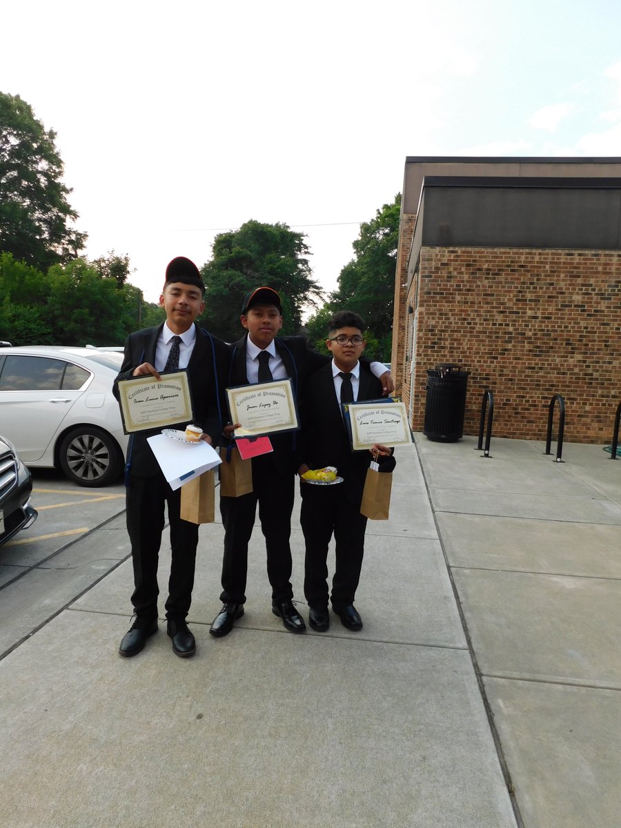 KippNc's tweet photo. A moment of pride, a milestone attained. Congratulations to our remarkable 8th graders on their promotion! Keep reaching the stars !⭐️🎓 #KIPPDurhamCollegePrepMiddle #kippnc https://t.co/B0l9Rp9FiC