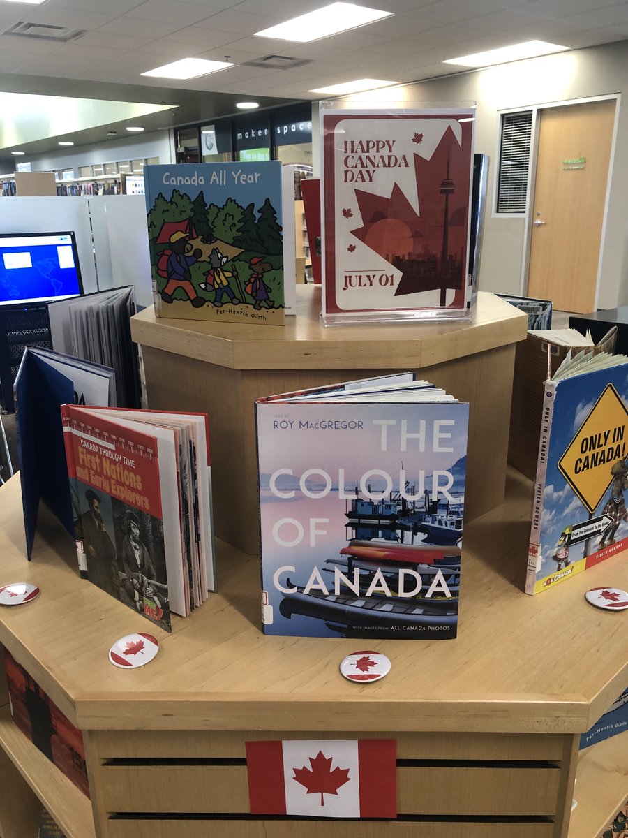 We are closed today, but we do have a display all about Canada for you to come see when we're open again!