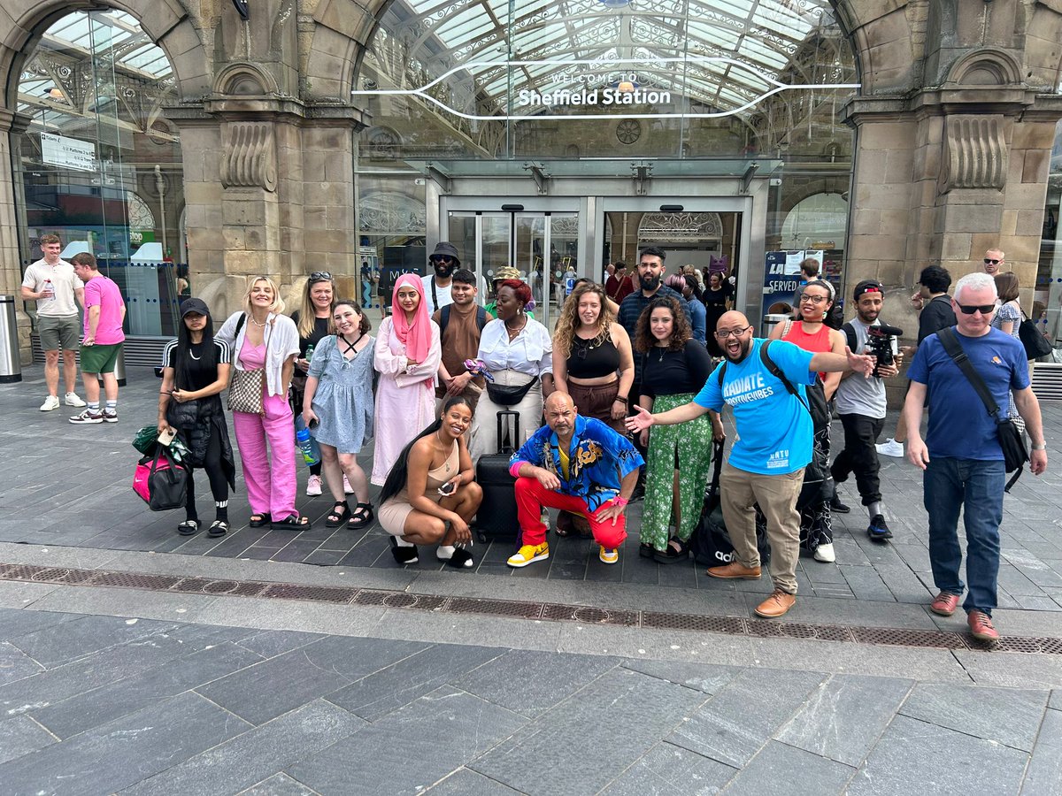 Last week, we visited Sheffield as part of our Culture Exchange Programme 2023, funded by
<a href="/FdnFutureLondon/">Foundation for Future London</a> <a href="/westfieldstrat/">Westfield Stratford City</a>.

A great weekend filled with laughter, tears &amp; new-found connections and networks.

#CultureExchange #SocEnt #Arts #YoungPeople #LevelUp #SocialArkFamily💙