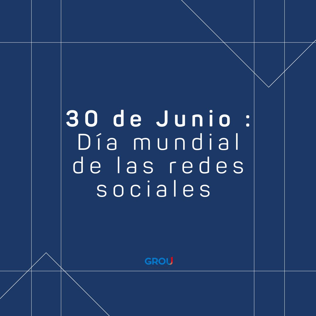 Grou_cd's tweet photo. Hoy es el Día de las Redes Sociales. Celebremos la era digital, donde la conexión y la comunicación se unen en una sola plataforma. ¡Compartamos, conectemos y celebremos juntos en este mundo interconectado! https://t.co/VdYHPjdHcP