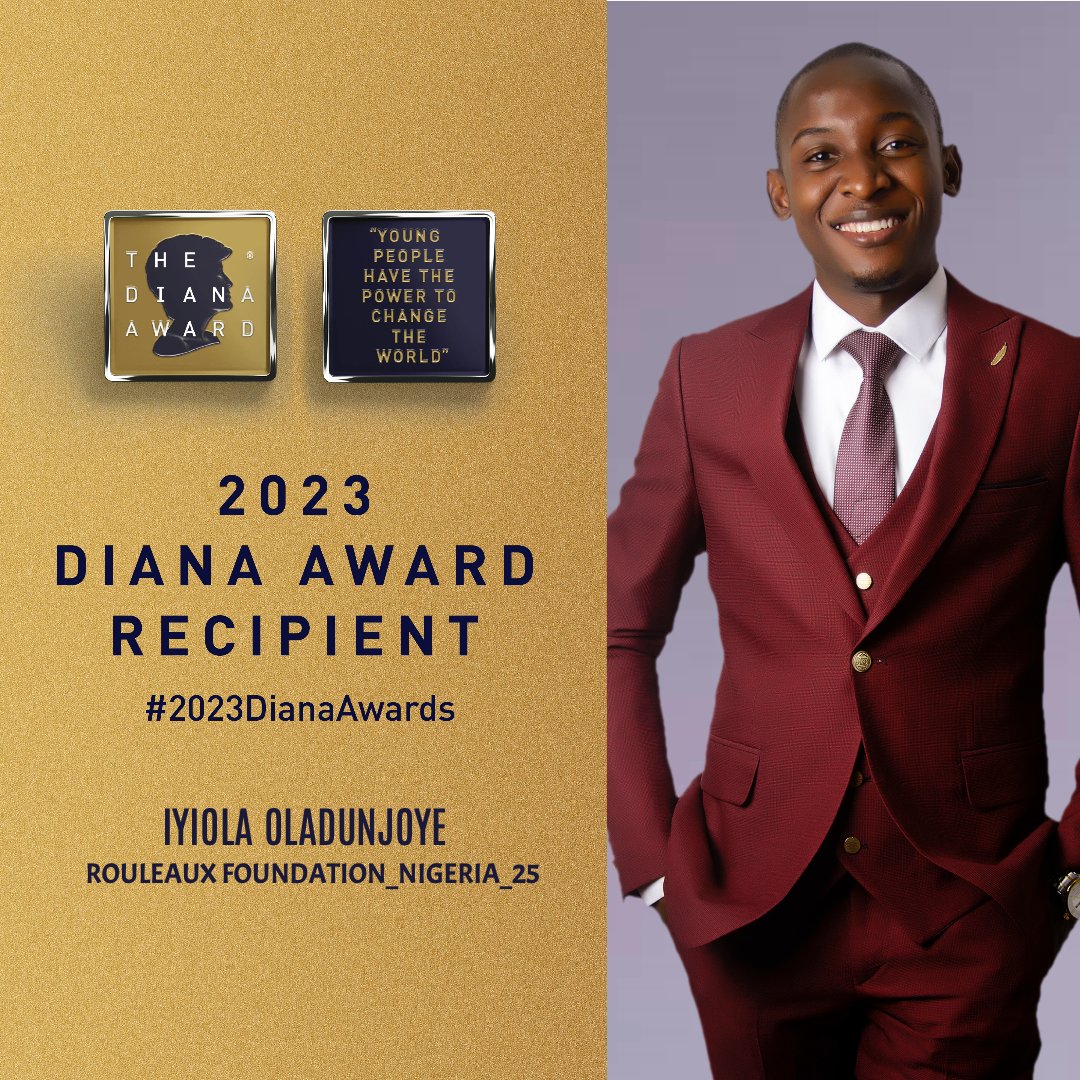 Excited and honoured to receive the @DianaAward today! 🎉 As a Nigerian microbiologist, I'm devoted to tackling global health challenges and combating drug-resistant microbes through research, education, and advocacy. #2023DianaAwards #OneHealth #AMR #ScienceCommunication.