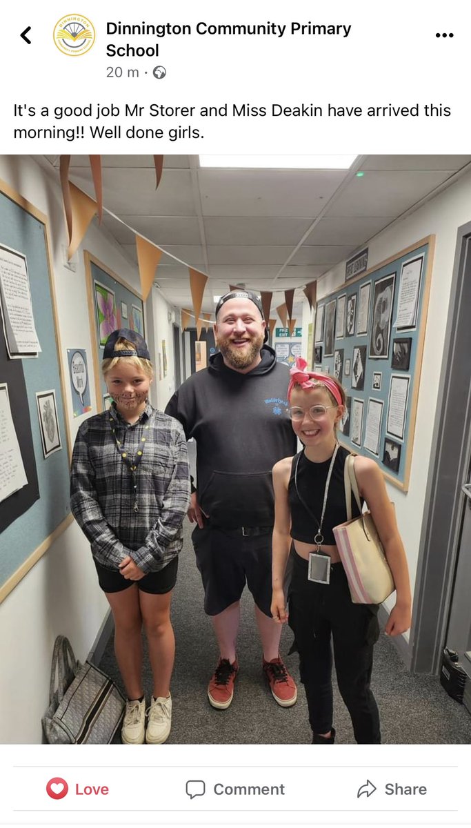 BethDeak's tweet image. Sometimes it’s hard to measure what we do when it’s not on a spreadsheet.

But I think 2 yr6s dressing up as their favourite people on dress down day is a pretty strong indication that we’ve made a difference 😂😍 #inclusion #semh #pace #connection @DCPSInclusion @WhiteWoodsPAT1