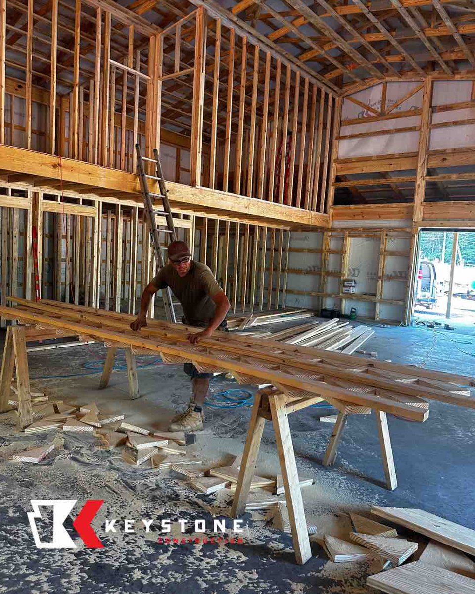 Have you seen our new building going up on Madison St in Clarksville? Today we are getting interior walls framed out! 

#polebarn #commercialbuild #postframebuildings #postframeconstruction #interiorframe #construction #progress #ClarksvilleTN