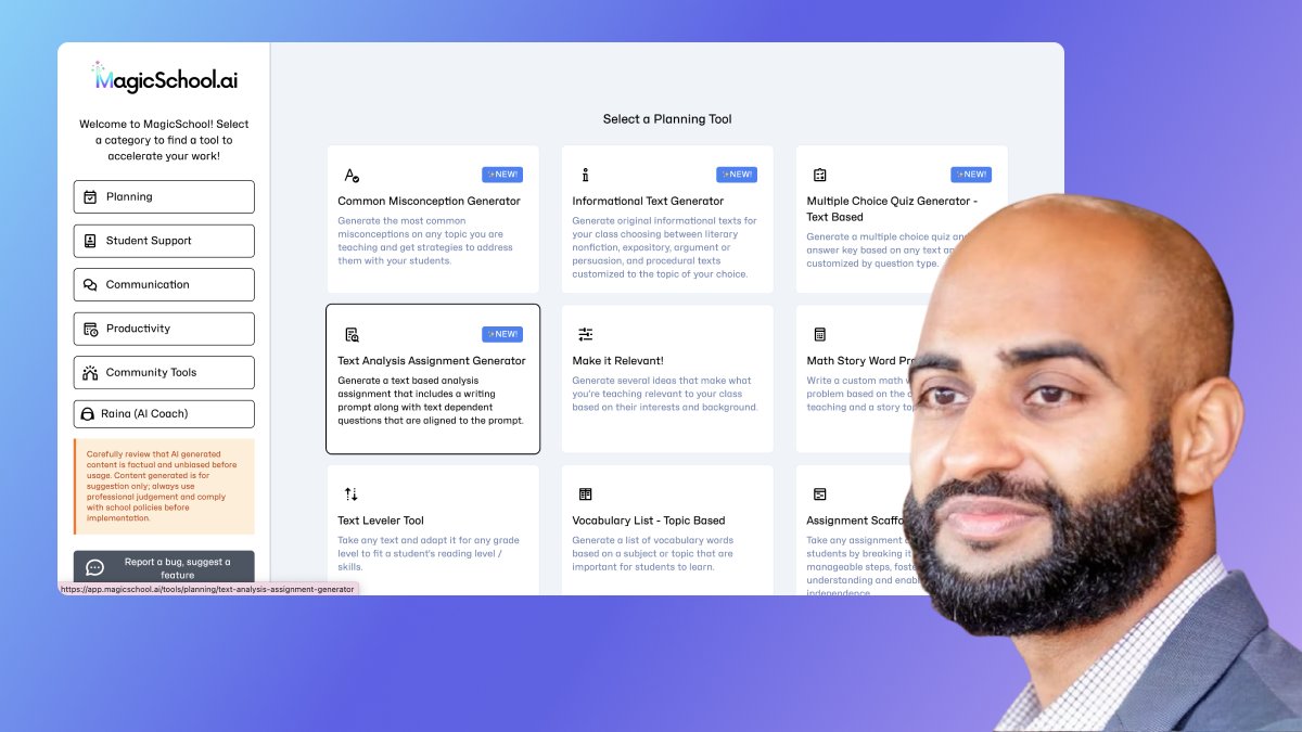 There are 4 million teachers in the United States. Many AI tools have made their jobs harder.

<a href="/magicschoolai/">MagicSchool AI 💜 🪄✨</a> is one of the first to make it easier. 

Here’s the story of how <a href="/adeelorama/">Adeel @ MagicSchool AI</a> went from english teacher to building an AI startup with a team of 6.