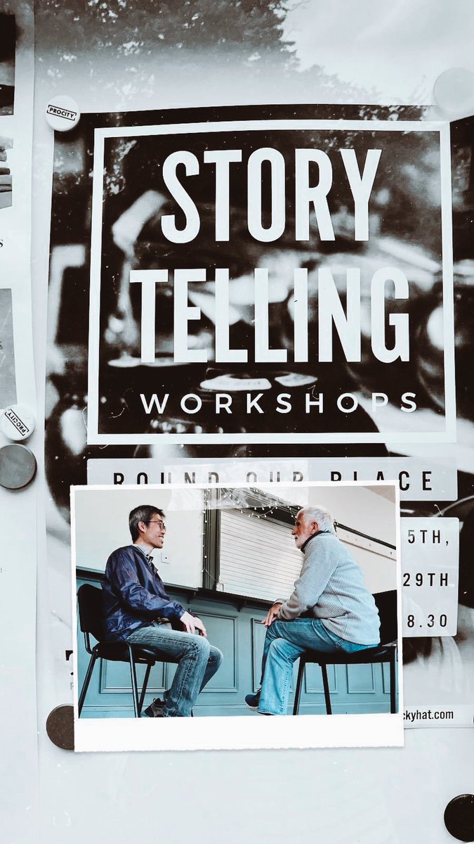 tricky_hat_'s tweet photo. We got the ball rolling last night at our final ‘Round Our Place’ Story Telling Workshop! 🎱🌳
Thanks to all who shared their stories during this month!✨
📷 & digital art: Kim Beveridge
#trickyhat #roundourplace #partickhill #storytelling #scottishcreatives #glasgow https://t.co/pFEcVFKXaA