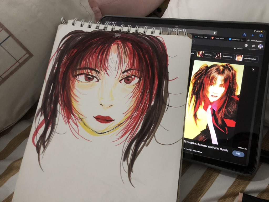 ReinStarrr's tweet photo. Drew Izam from SHANZA🥰
#vkei #SHANZA #izamshanza #art #drawing #traditionalart https://t.co/UbX9vhN5pG