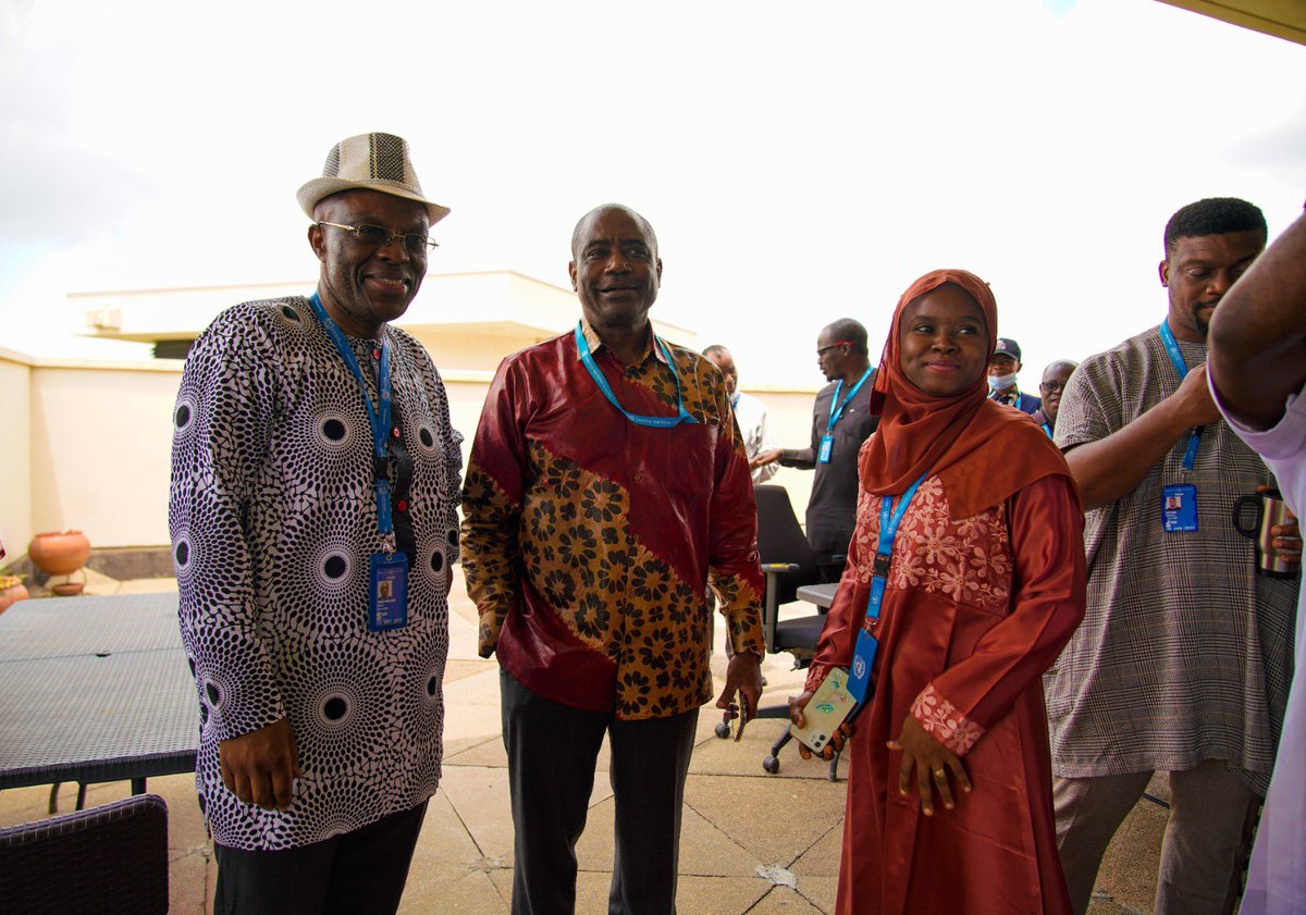 WMulombo's tweet photo. And of course my brother @LZekeng joined us and this gave another connotation to the event @UnaidsNigeria @WHONigeria https://t.co/YkP7U3ZR3Y