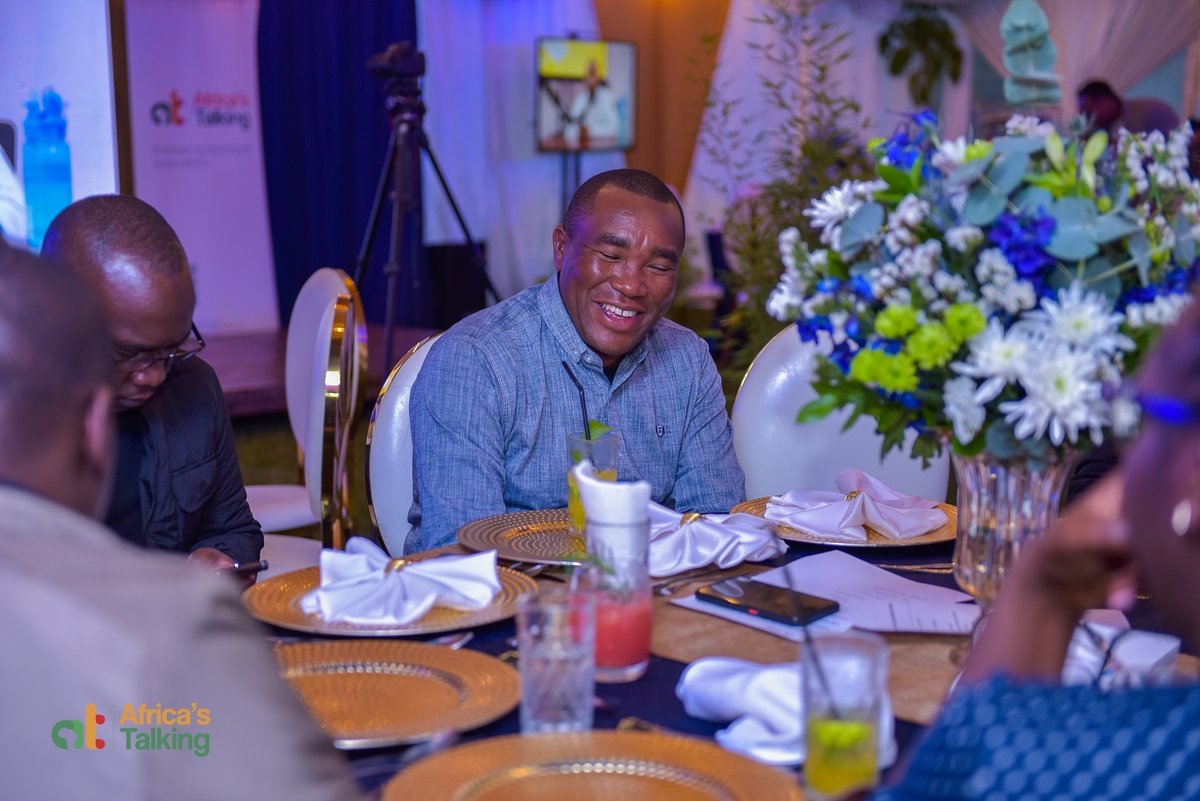 Africastalking's tweet photo. The night has just begun. Here's to an extraordinary evening celebrating our valued clients!
#CustomerDinner #Gratitude #BuildWithAT #WeLoveNerds https://t.co/YX9370w1UT
