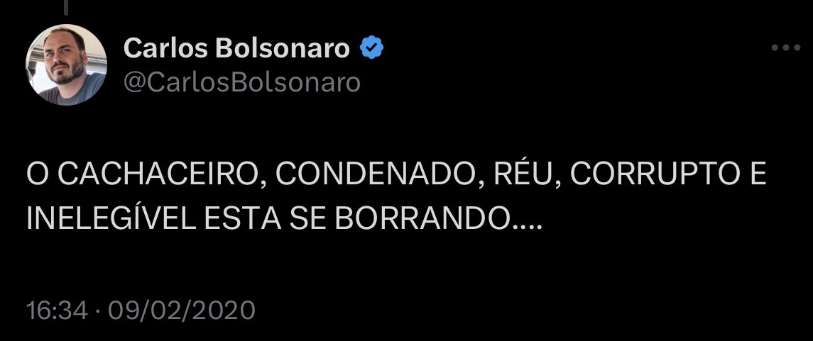 Pensa num filho desnaturado…