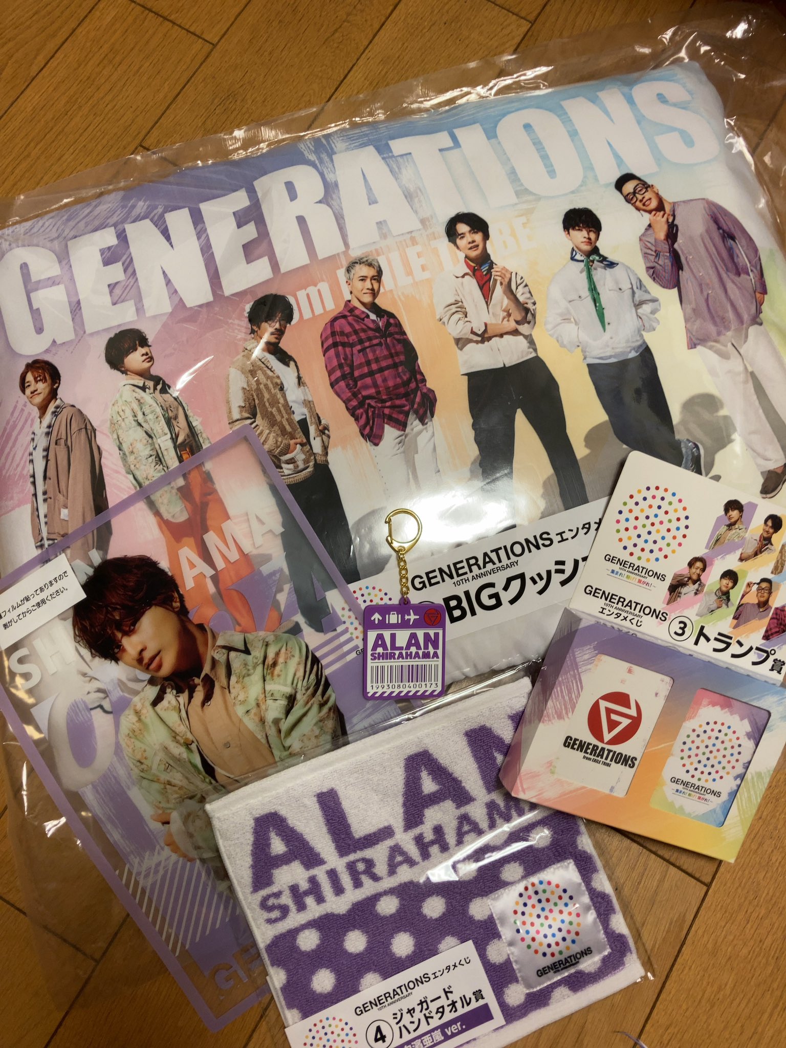 超特価SALE開催! generationsエンタメくじ ジャガードハンドタオル