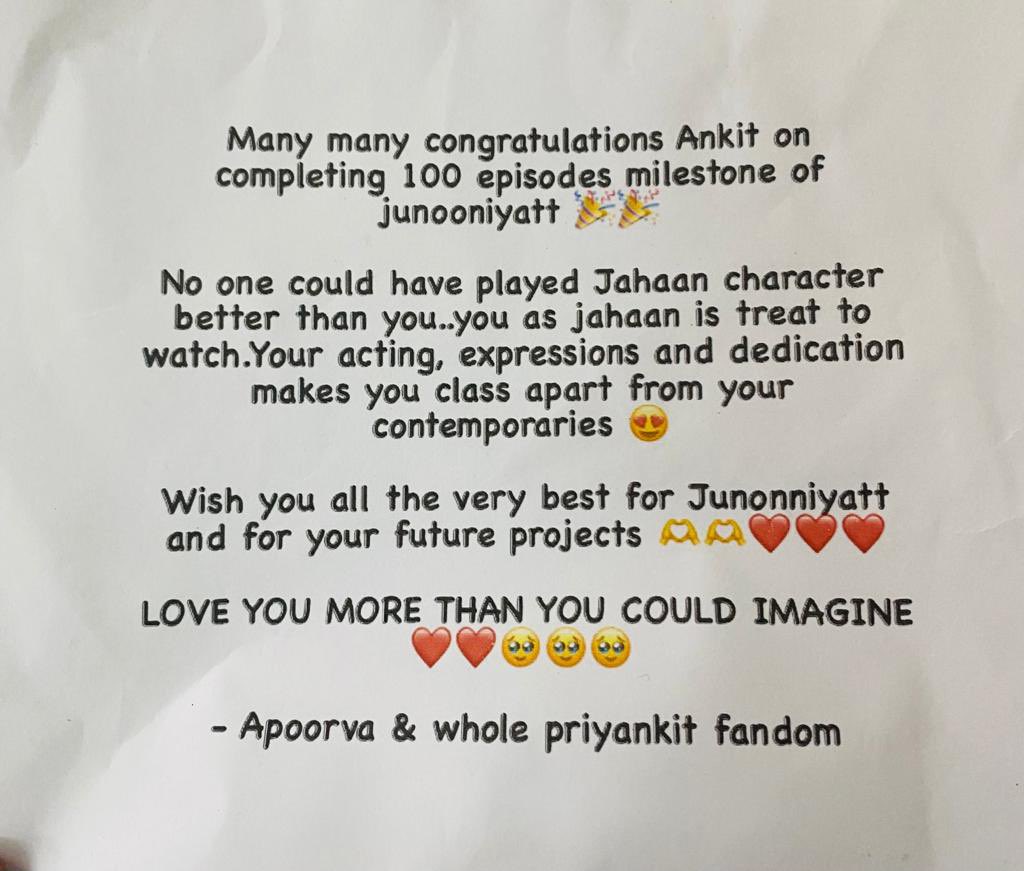 So the cake got received by #NehaRana, and they used the cake during team celebration 🎉 

i am still happy that it reached to the team ❤️❤️ 

And so so happy that we might get some #priyankit moments 🧿🧿🤞

#PriyAnkit #AnkitGupta #PriyankaChaharChoudhary