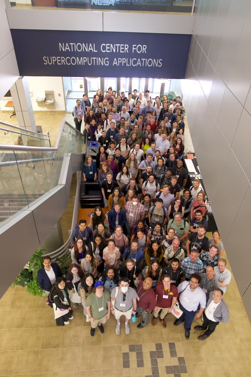 NCSAatIllinois's tweet photo. Last week we hosted the Transient and Variable Universe conference at our Center. We welcomed over 150 researchers and scientists for in-depth discussions on time domain surveys and more!

We extend a special thanks to the sponsors and organizers who helped make this possible!✨ https://t.co/Z8JdYutPcr