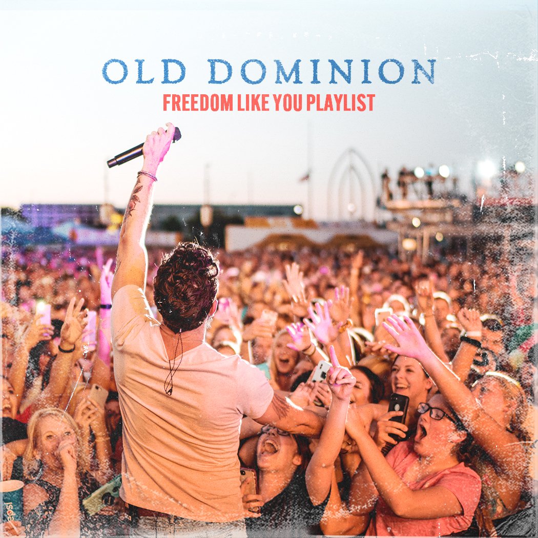 OldDominion's tweet photo. Celebrate #4thofJuly weekend with our #FreedomLikeYou playlist on @spotify 🇺🇸 Listen here https://t.co/pnM2wefl6C https://t.co/RuXeDcR3ON