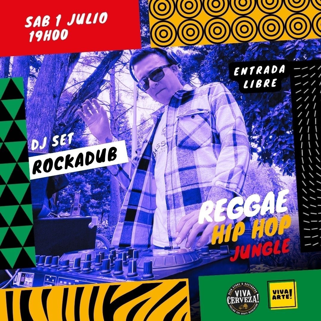 VIVACerveza's tweet photo. REGGAE; HIP HOP; JUNGLE
🎧️🎹🎛️
@rockadubs se toma el salón principal de la Casa Rosada para poner a sacudir las neuronas con todo el flow de sus máquinas.
Visítanos este sábado desde las 19h00 en vivo
ENTRADA LIBRE
#djset #reggae #hiphop #quehacerenquito #quitointrend https://t.co/nZbnV25ylS