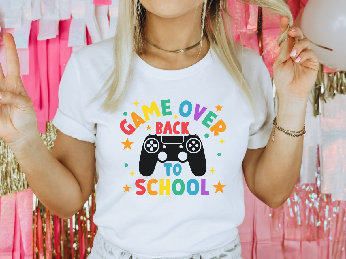KayceeHumphre10's tweet image. Excited to share the latest addition to my #etsy shop: Game Over Back to School Cute Teacher Student School Shirt Soft T Shirt etsy.me/3NyqXbR #teachergift #schoolgift #teacherappreciation #backtoschoolgift #schoolshirt #teachershirt #funnyteachershirt #teachin