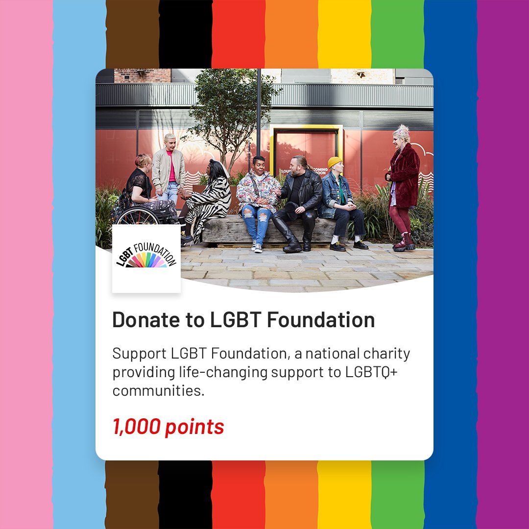 VirginRed's tweet image. There are only a few days left to have your @Stonewall and @LGBTFoundation donations matched by Virgin Red 🏳️‍🌈 

Donate 1,000 Virgin Points to either charity this Pride month and we’ll match it: virg.in/Uhvx 

#Pride2023 #VirginRed #PointsForGood

Terms apply 👇