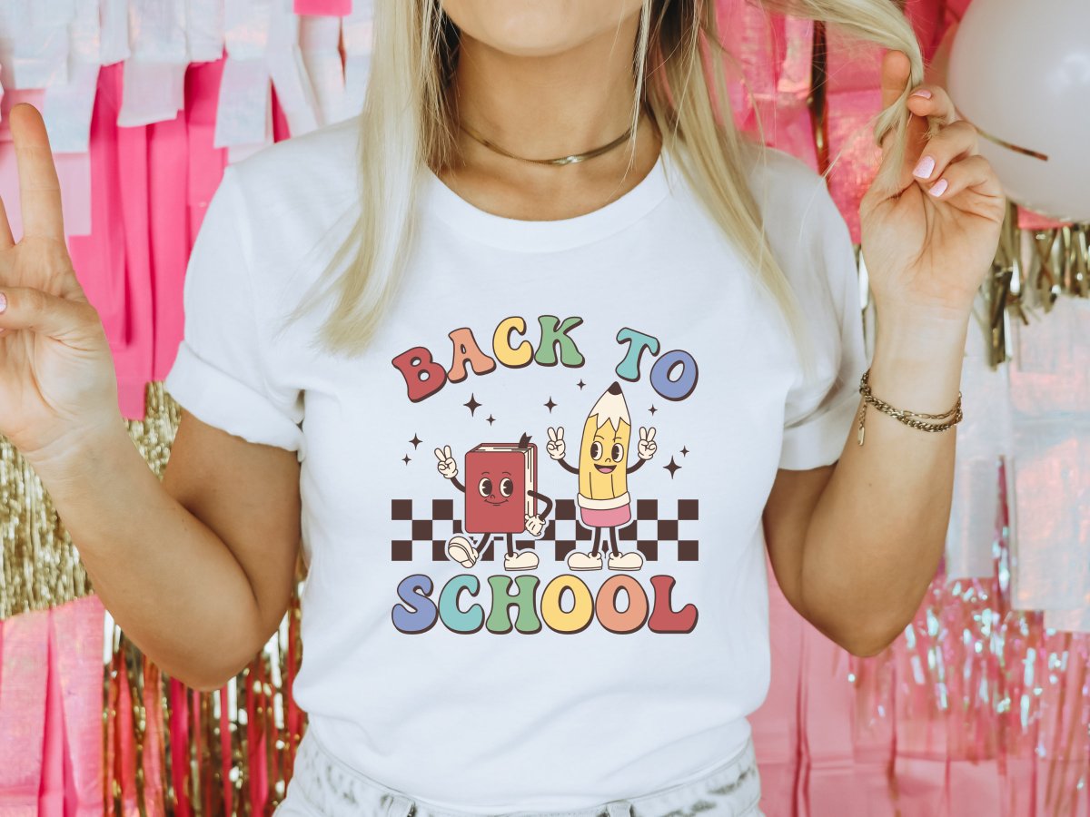 KayceeHumphre10's tweet image. Excited to share the latest addition to my #etsy shop: Back to School Pencil and Book Retro Cute Teacher School Shirt Soft T Shirt etsy.me/46tGSRk #teachergift #schoolgift #teacherappreciation #backtoschoolgift #schoolshirt #teachershirt #funnyteachershirt #tea
