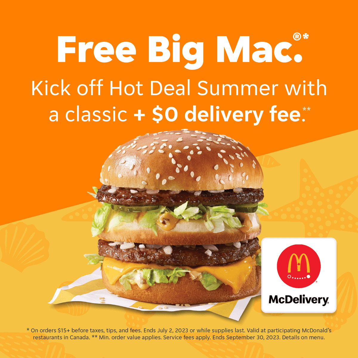 Free food, BOGOs, $0 delivery fee, bonus points and more all summer long 😎 @McDonaldsCanada