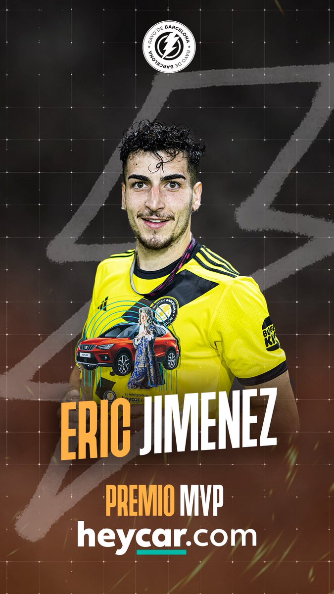 RayodeBarcelona's tweet photo. 🎖️ Eric Jimenez, MIP https://t.co/2Z7Tkav2My
💛 El premio HeycarMVP al jugador más inteligente es para el Águila de Llobregat, Eric Jimenez. 🦅 #Heycar
¡VAMOS RAYO! ⚡️ #LosVillanos 🦹🏻♂️ https://t.co/9u4S4QFIm2