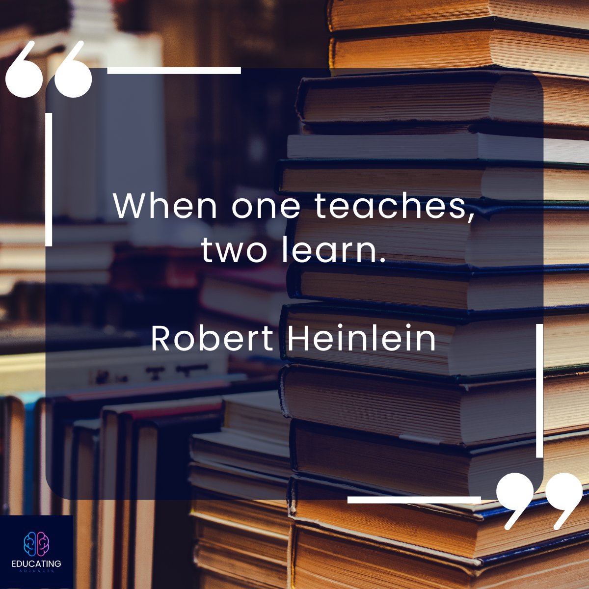The beauty of teaching is its reciprocity. Each time we educate, we are also on a journey of learning. The exchange of ideas and knowledge fosters growth on both ends of the spectrum. Education is a two-way street. #TeachToLearn