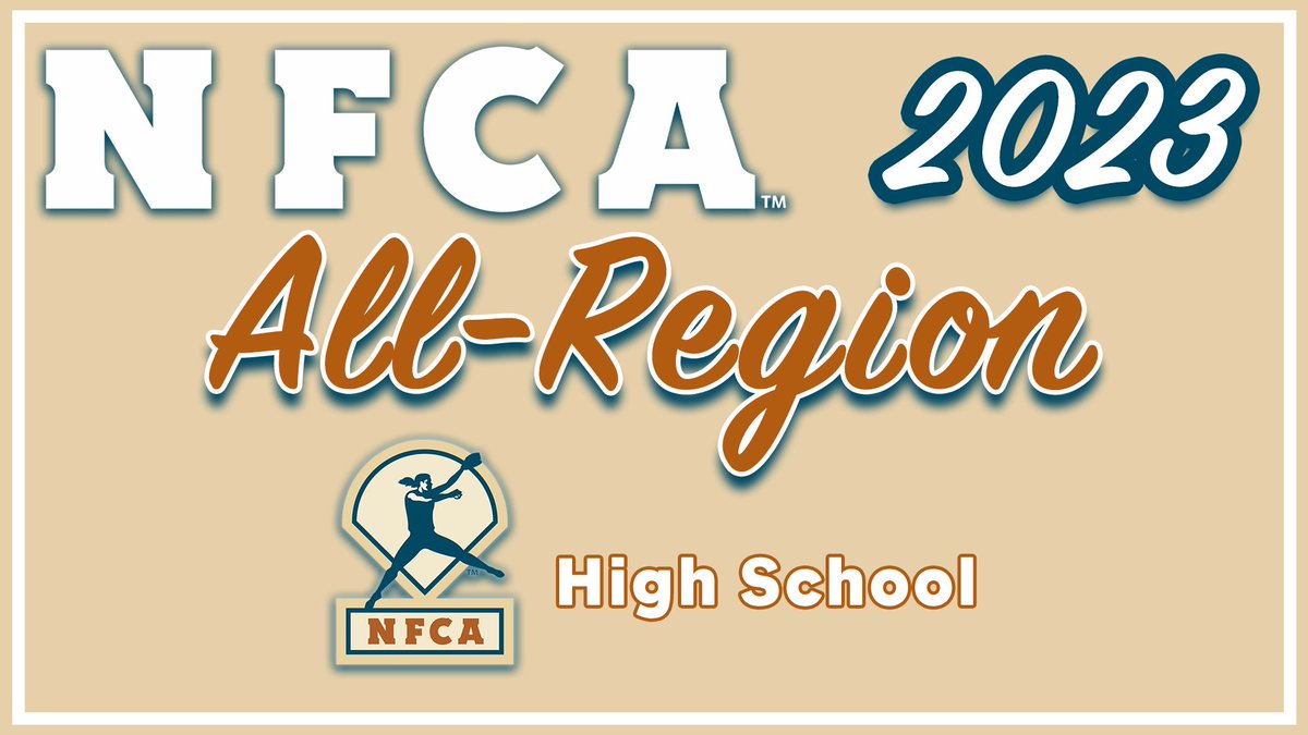 NFCAorg's tweet photo. 🚨 AWARDS ALERT: 1⃣9⃣0⃣ student-athletes named to 2023 NFCA High School Spring All-Region teams! 🥎

🔗 https://t.co/14oWYrVfOI https://t.co/cBLCeCFgqb