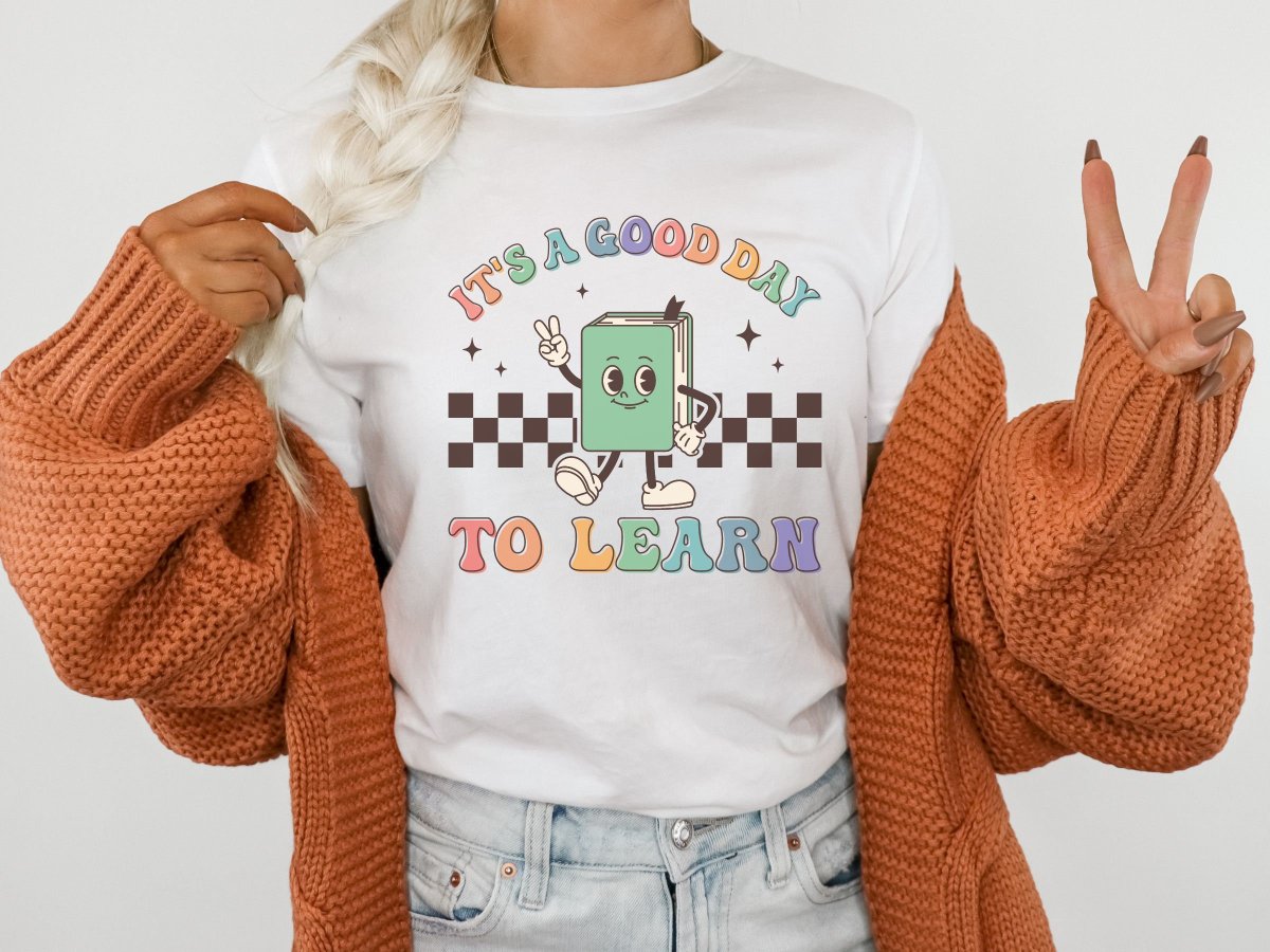 KayceeHumphre10's tweet image. Excited to share the latest addition to my #etsy shop: It's A Good Day to Learn Retro Cute Teacher School Shirt Soft T Shirt etsy.me/431mLY1 #teachergift #schoolgift #teacherappreciation #backtoschoolgift #schoolshirt #teachershirt #funnyteachershirt #teachings