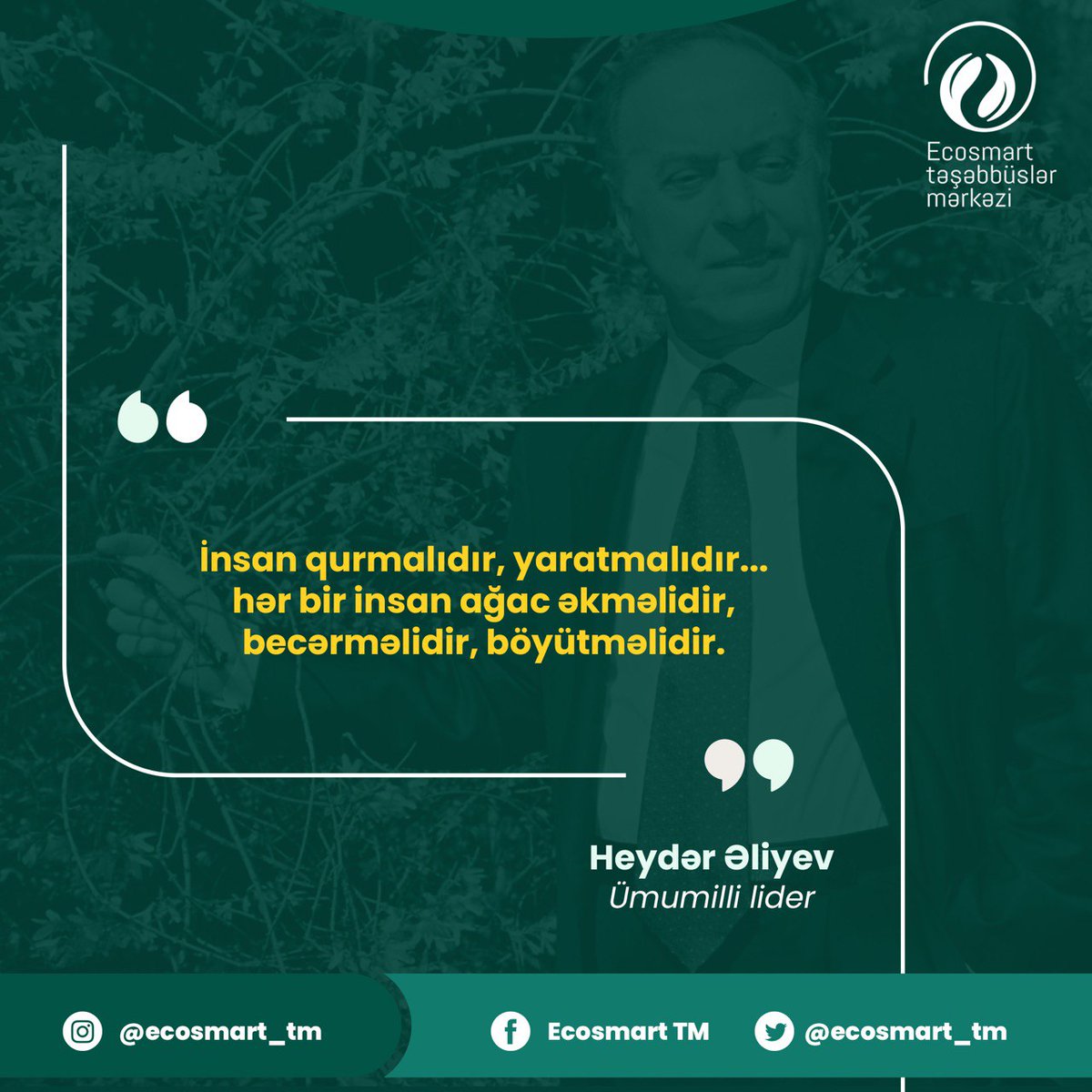 #HeydərƏliyev100 #ÜmummilliLider #heydərəliyev #heydərəliyevi̇li #EcoSmart #gələcəküçün #forthefuture