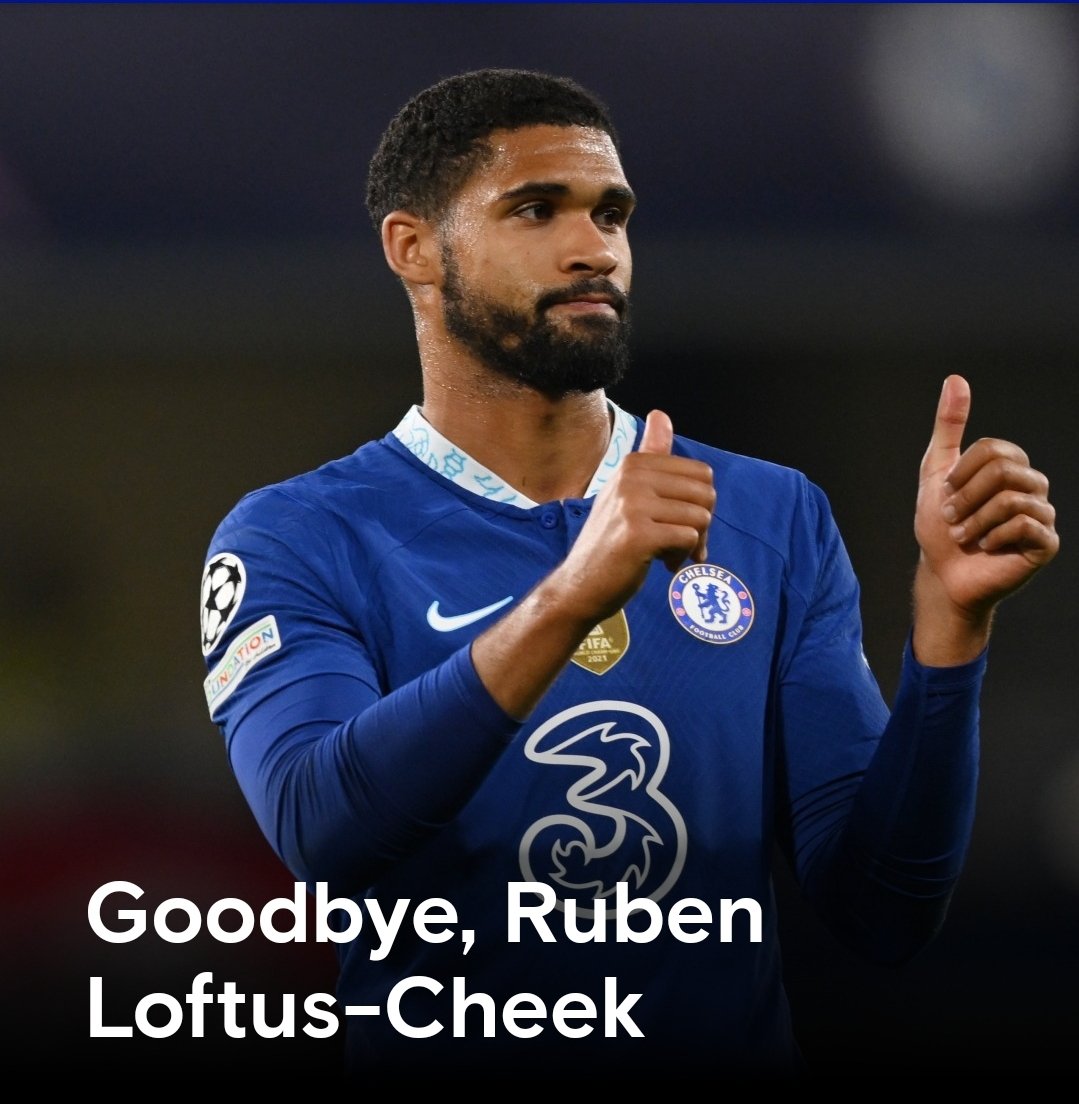 Official: Ruben Loftus-Cheek has left the club and completed a permanent transfer to AC Milan.