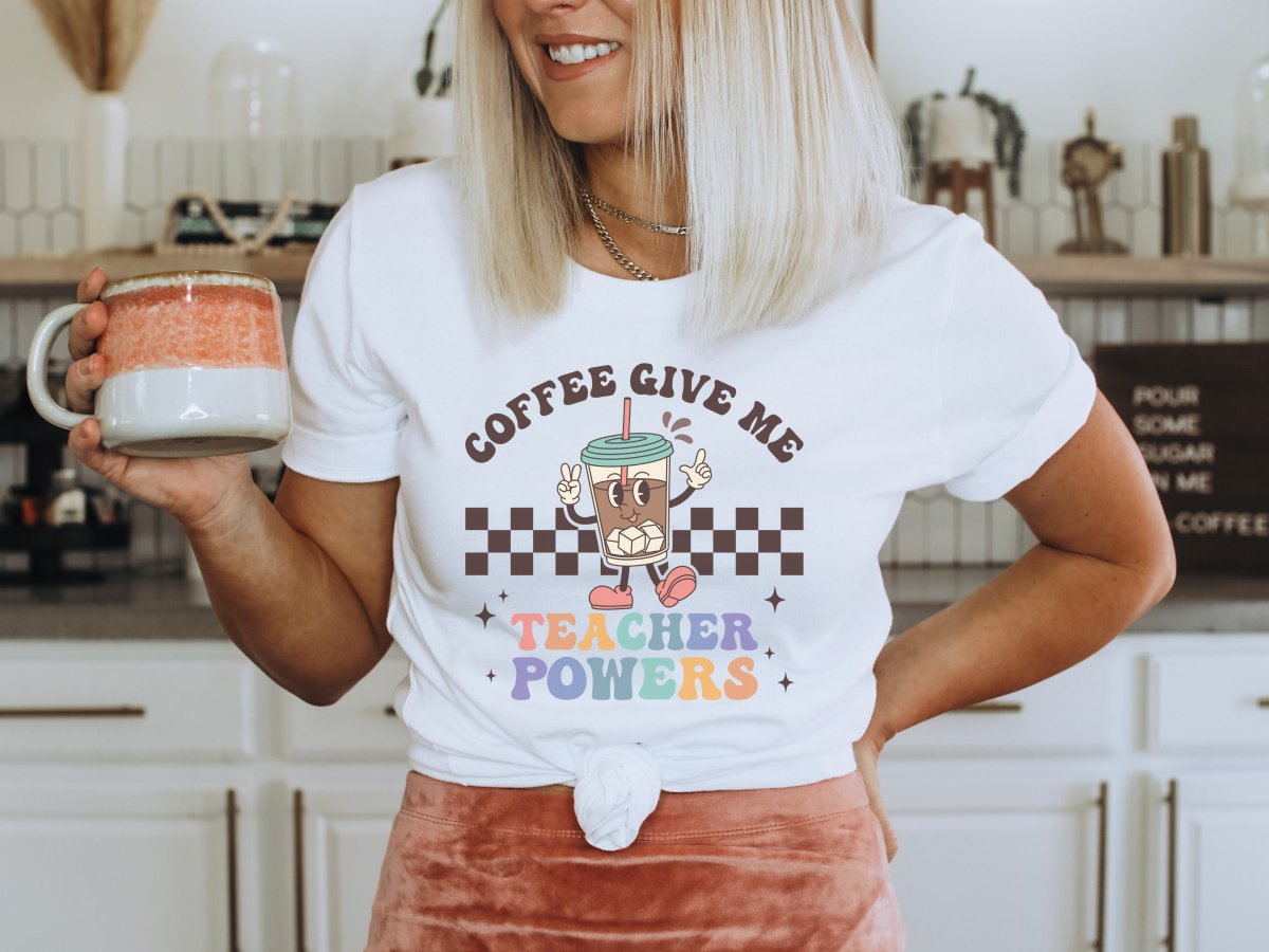 KayceeHumphre10's tweet image. Excited to share the latest addition to my #etsy shop: Coffee Give me Teacher Powers Cute Teacher School Shirt Soft T Shirt etsy.me/3NVdts6 #teachergift #schoolgift #teacherappreciation #backtoschoolgift #schoolshirt #teachershirt #funnyteachershirt #teachingsh