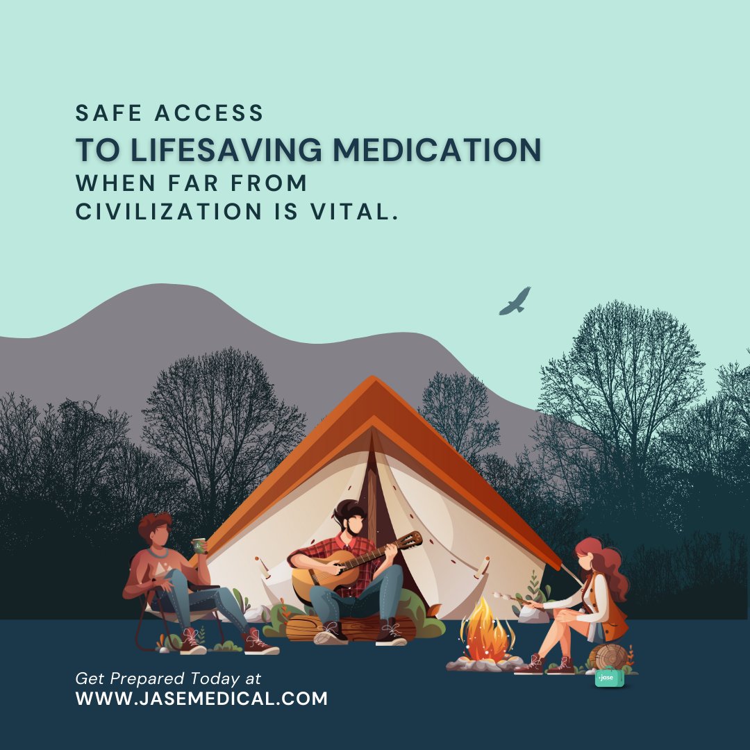 'We find solace in knowing that even in remote corners, safe access to lifesaving medication remains within reach with our Jase Case.' - Jacee K.

Get your supply of emergency medications today by clicking the link in our bio! 🤍

#supplychaindisruptions #campinggear