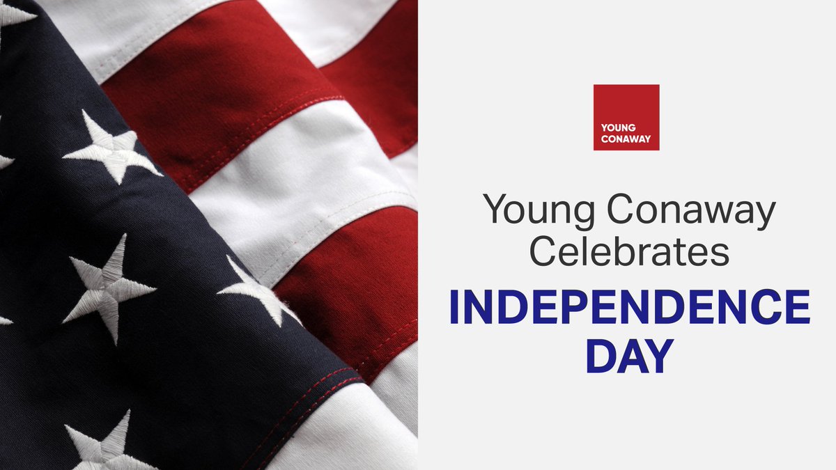In honor of Independence Day, Young Conaway will light up the Courthouse with red, white, and blue through July 4th!