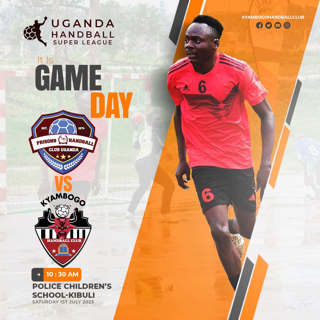 KYUhandball's tweet photo. GAMEDAY HITS PRETTY DIFFERENT. BE THERE.!  @ihf_info @Ahf__official @jibuuganda  @EHF_Activities @KyuGamesUnion @nbstv @mtnug @ntvuganda @CanaryMugume @Ahf__official https://t.co/7hAlTWqCrU