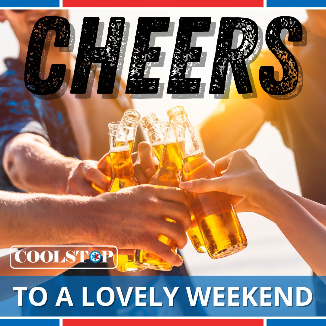 coolstop's tweet photo. Have a great weekend from all the team at Coolstop.

#weekend #cheers #enjoy https://t.co/uKC1qbfbZy
