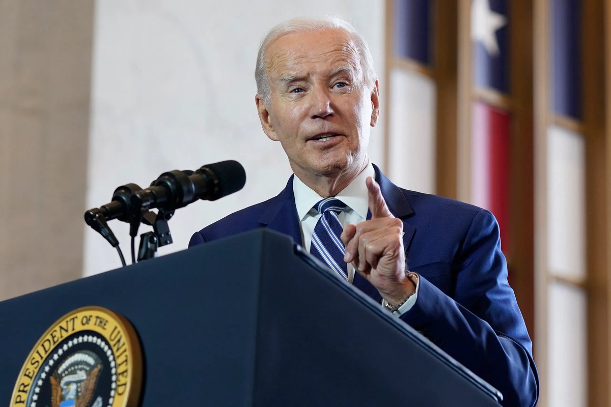 PopCrave's tweet photo. President Biden on the conservative-led Supreme Court ruling that blocked his student loan forgiveness program: 

"The hypocrisy of Republican elected officials is stunning. They had no problem with billions in pandemic-related loans to businesses, including hundreds of thousands and in some cases millions of dollars for their own businesses. And those loans were forgiven. But when it came to providing relief to millions of hard-working Americans, they did everything in their power to stop it."