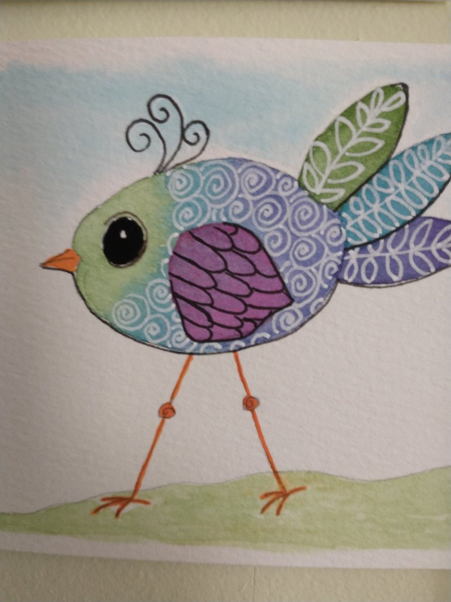 kitchenwriter's tweet image. #PaintaBirdaDay #DianeAntone
#RandomBird