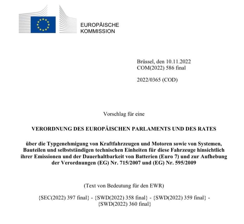 Im neuesten #Euro7-Verordnungsvorschlag der EU-Kommission ist ein verpflichtendes On-Board-Monitoring in Echtzeit für alle Fahrzeuge enthalten, das bei Überschreitungen den Besitzer zu „Reparaturen“ zwingt! (Art. 4, Absatz 72) 

Geht’s eigentlich noch? 🤦‍♀️

eur-lex.europa.eu/resource.html?…