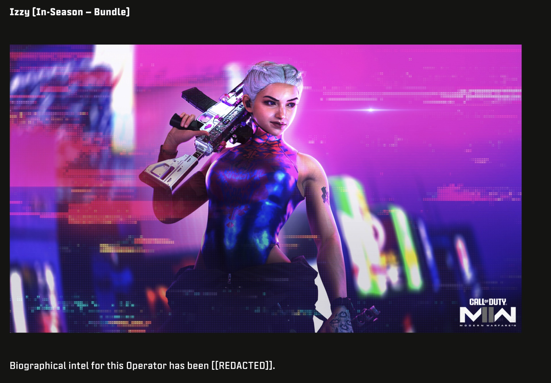 CharlieIntel on X: For people asking where is the Izanami bundle,  Activision renamed the bundle to Izzy. If you want to know why, spell the  izanami name backwards. There is not a