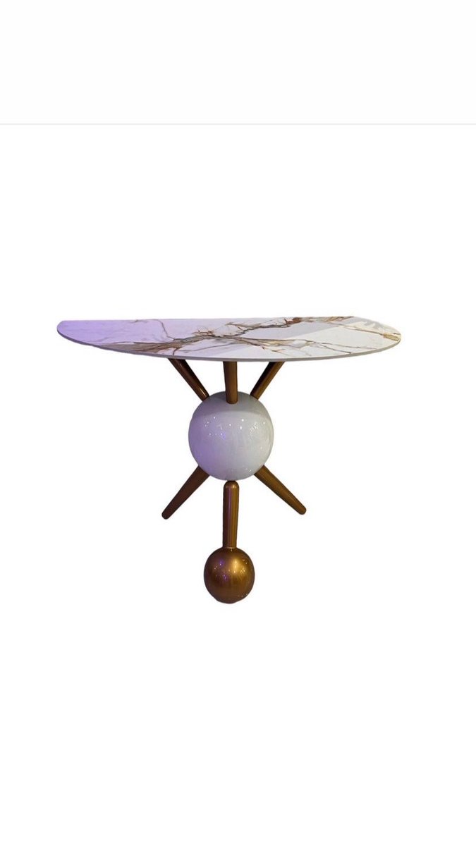 LessismoreF's tweet image. Elevate your space with the Idan Console White Table - a perfect addition to your walkway, hallway, or any corner. Its versatile functionality make it an ideal choice for both style and practicality.